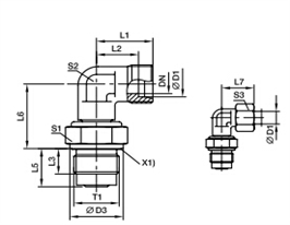 DVWE-M 90°滑動軸承旋轉(zhuǎn)接頭、parker球閥、PARKER卡套接頭