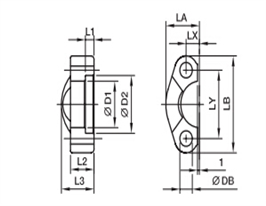 FHS SAE 對(duì)開(kāi)法蘭片、parker球閥、PARKER卡套接頭