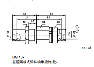 DG 隔板式滾珠軸承旋轉(zhuǎn)接頭、parker球閥、PARKER卡套接頭